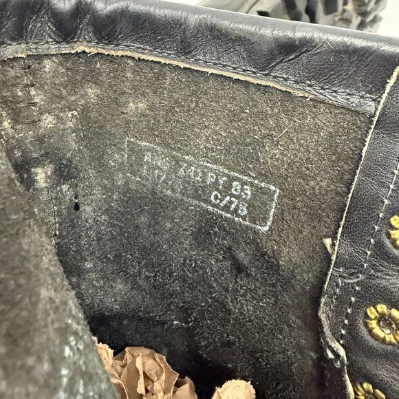 Chippewa Steel Toe Logger Boots Leather Lace Up Black Vibram Men Size 8.5 E WIDE main image 14